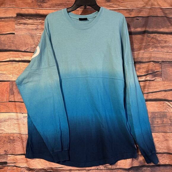 Spirit Jersey San Diego Shirt Large Blue Gradient Long Sleeve California Heavy - Picture 1 of 8